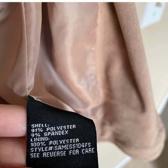 Blanc Noir Suede Zip-up Jacket XS - Picture 6 of 7